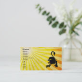 ブラックライオン；レオ 名刺 (スタンド正面)