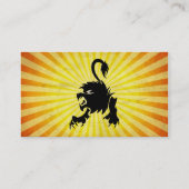 ブラックライオン；レオ 名刺 (裏面)