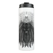 ブラックライオン〔雄ジカの〕枝角クラウンとモノグラム