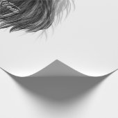 ブラックライオン〔雄ジカの〕枝角クラウンとモノグラム ラッピングペーパー (角)