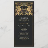 ブラックライオ王室のン中世ソード結婚式 プログラム (正面)