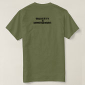ブラックライジングCTF T Tシャツ (デザイン裏面)