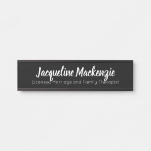 ブラックライセンス結婚及び家族セラピストLMFT サインプレート