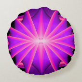 ブラックライトおもしろい..... ラウンドクッション (裏面)