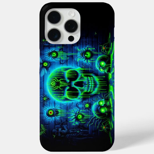 ブラックライトグラフィティデザイン Case-Mate iPhoneケース (裏面)