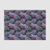 ブラックライトネオングロークリスマスキャンドルクラスター 薄葉紙 (正面)