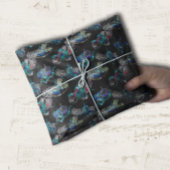 ブラックライトネオングロークリスマスキャンドルベルオーナメント 薄葉紙