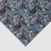 ブラックライトネオングロークリスマスハートとキャンドル 薄葉紙 (詳細)