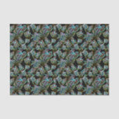 ブラックライトネオングロークリスマスプレゼントとハウス 薄葉紙 (正面)