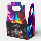 ブラックライトネオン誕生日ドライアイスカクテル フェイバーボックス (オープン)