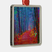 ブラックライトフォレストオイル塗装オーナメント メタルオーナメント (右)