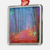 ブラックライトフォレストオイル塗装オーナメント メタルオーナメント (左)