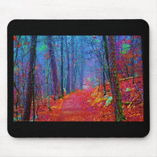 ブラックライトフォレストオイル塗装 マウスパッド (正面)