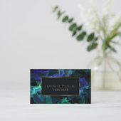 ブラックライトブルーティール（緑がかった色）グリーンベーパーfor Vape Shops 名刺 (スタンド正面)