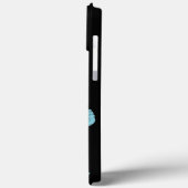 ブラックライトブルー（昆虫）オオカバマダラ、モナーク蝶 Case-Mate iPhoneケース (裏面 / 左)