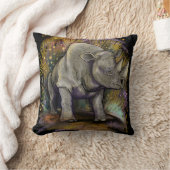 ブラックライノを覚える クッション (ブランケット)