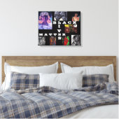 ブラックライフズマターカンバス キャンバスプリント (インサイチュ (寝室))