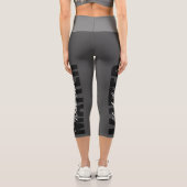 ブラックライフズマタータイポグラフィ カプリレギンス (裏面)