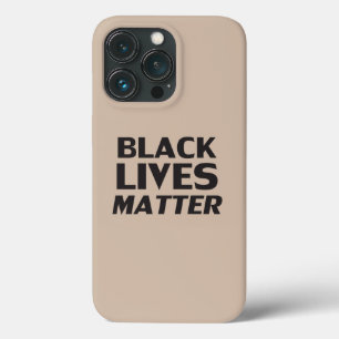 ブラックライフズマターベージュブラックモダンタイポグラフィ iPhone 13 PROケース
