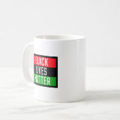 ブラックライフズマター2 コーヒーマグカップ (正面左)