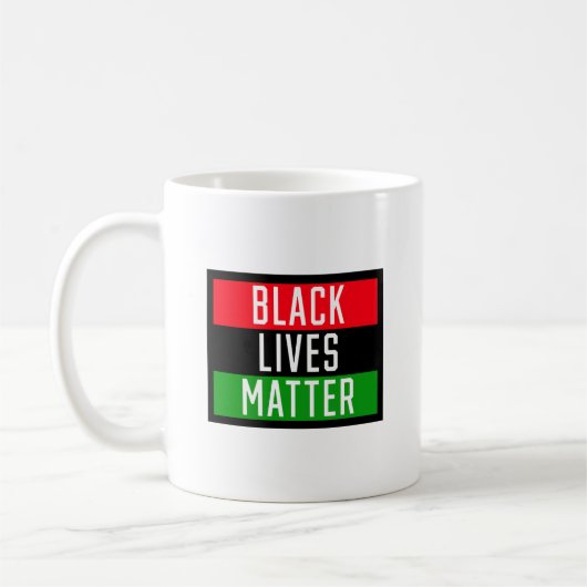 ブラックライフズマター2 コーヒーマグカップ (左)