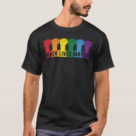 ブラックライフズマター – BLM Rainbow Tシャツ