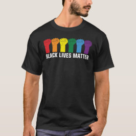 ブラックライフズマター – BLM Rainbow Tシャツ