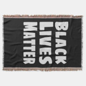 ブラックライフズマターBLM スローブランケット (正面)