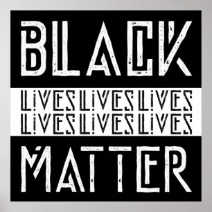 ブラックライフズマターBLM ポスター
