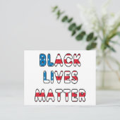 ブラックライフズマターBLM ポストカード (スタンド正面)