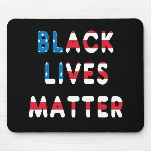 ブラックライフズマターBLM マウスパッド (正面)