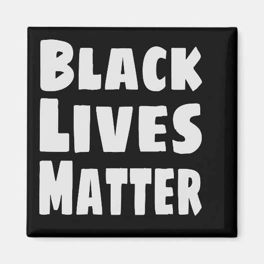 ブラックライフズマターBLM マグネット (正面)