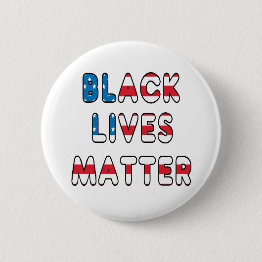 ブラックライフズマターBLM 缶バッジ (正面)