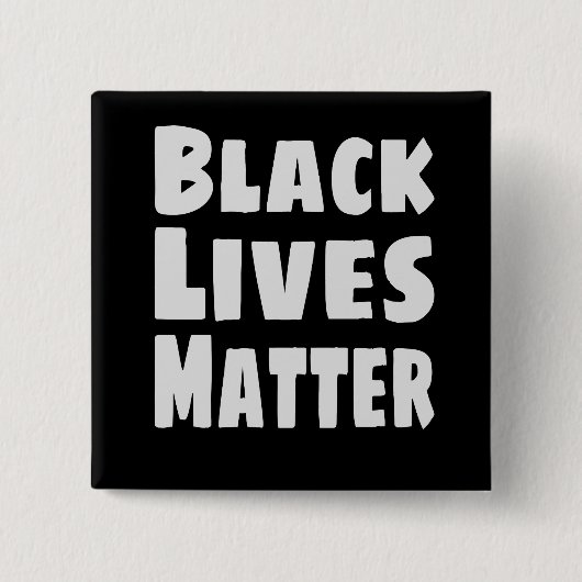 ブラックライフズマターBLM 缶バッジ (正面)