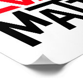 ブラックライフズ問題 |同等の権限 ポスター (角)