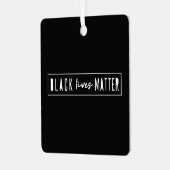 ブラックライフズ問題 | BLMレースの平等モダン メタルオーナメント (正面左)