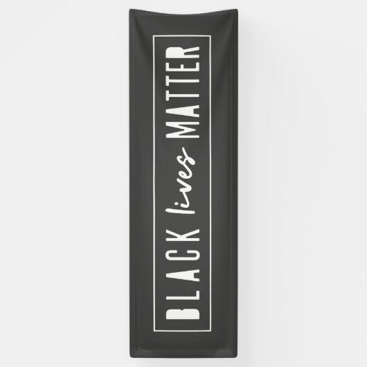 ブラックライフズ問題 | BLMレースの平等モダン 横断幕 (縦)