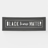 ブラックライフズ問題 | BLMレースの平等モダン 横断幕 (横)
