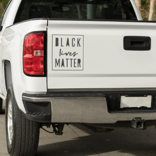ブラックライフズ問題   BLM Race Equality Car Bumper シール