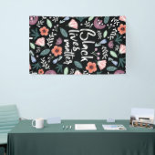 ブラックライフマターフローラバナー 横断幕 (トレードショー)