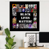 ブラックライフマターポスター ポスター (ホームオフィス)