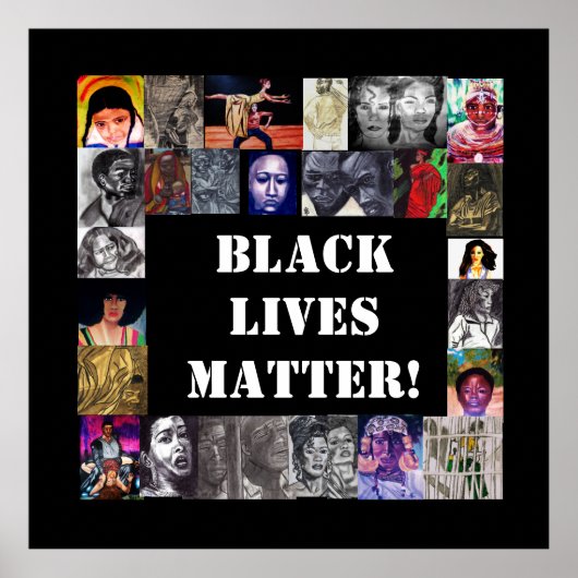 ブラックライフマターポスター ポスター (正面)