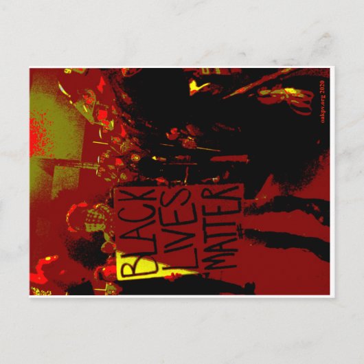 ブラックライフマターポストカード ポストカード (正面)
