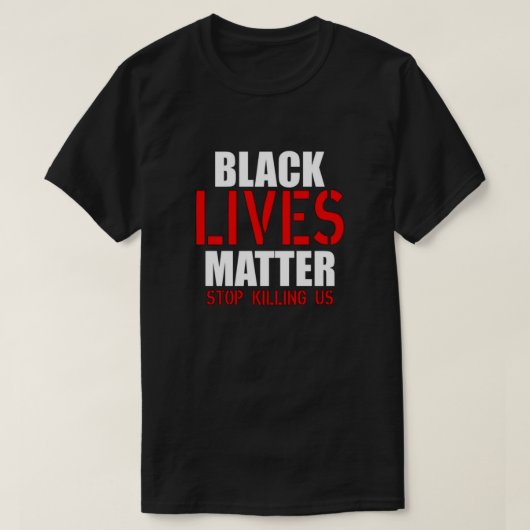 ブラックライフマテリアルTシャツ Tシャツ (デザイン正面)