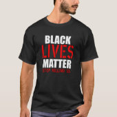 ブラックライフマテリアルTシャツ Tシャツ (正面)