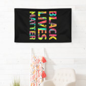 ブラックライフマ絵画テント01蜂起の編集可能 横断幕 (インサイチュ)