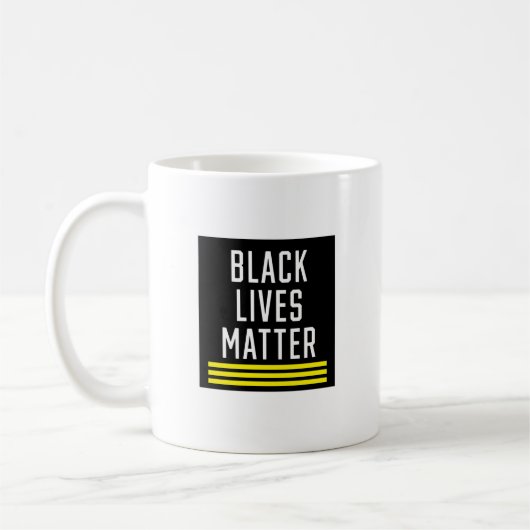 ブラックライフ問題 コーヒーマグカップ (左)