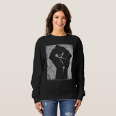 ブラックライフ問題 スウェットシャツ (正面フル)