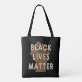 ブラックライフ問題 トートバッグ (裏面)