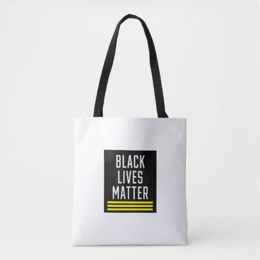 ブラックライフ問題 トートバッグ (正面)